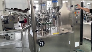 maszyna do napełniania rur metalowych z kartoniarką