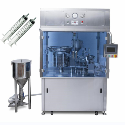 0.5- 80 ml Maszyna do napełniania strzykawki wypełnionej Siemens PLC System sterowania