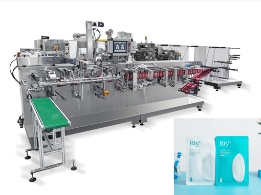 Wysokowydajna maszyna do produkcji masek kosmetycznych 0 g / m2 Linia produkcyjna
