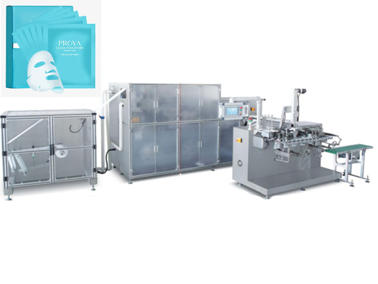 Kosmetyczna w pełni automatyczna maszyna do pakowania masek na twarz 50 Hz Non Woven