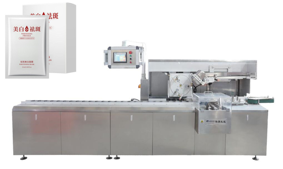 AISI 304 Automatyczna maszyna do pakowania pudełek Sterowana przez PLC 120 pudełek / min