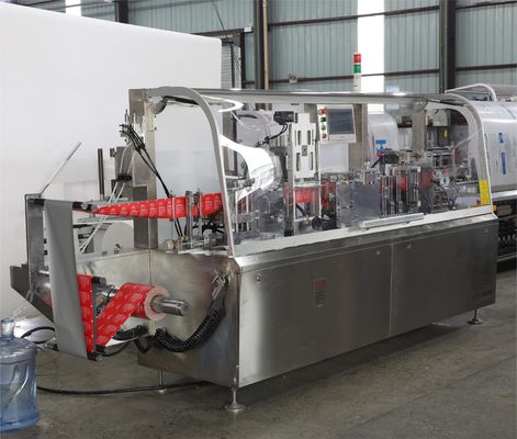 Wysokiej prędkości pojedynczy worek mokre wycieraczki Packing Machine Cztery strony uszczelnienia Alcohol Prep Pad Packing Machine