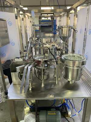 Industrial Volumetric Syringe Filling Machine for Ointment and Viscous Liquid