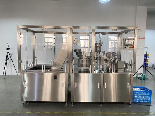 Industrial Volumetric Syringe Filling Machine for Ointment and Viscous Liquid