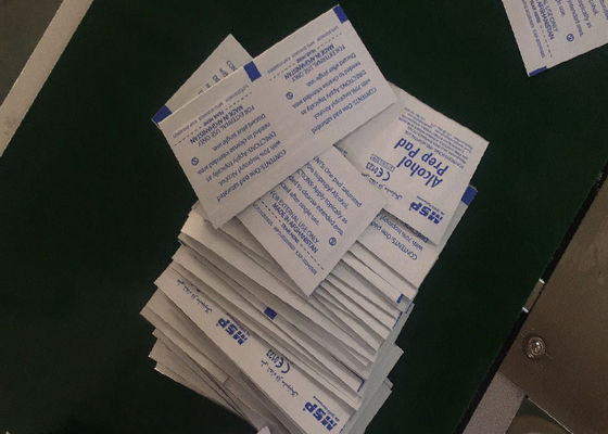Alkohol Prep Pad Wet Wipes Maszyna pakująca 120-160 worków / minutę