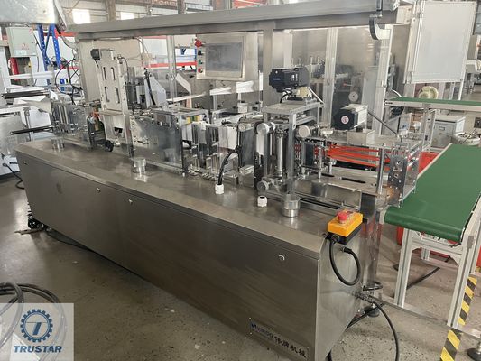 Maszyna do czyszczenia chusteczek nawilżanych alkoholem Panel dotykowy PLC Trwały wygląd