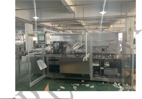 AISI304 Automatyczna maszyna do kartonowania 120 pudełek / min Encasing