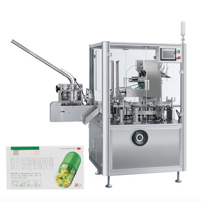 Farmaceutyczne Tabletki Kapsułki Softgel Blister Vertical Automatic Cartoning Machine
