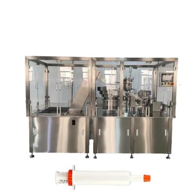 Automatic Cockroach Gel Bait Syringe Filling and Capping Machine