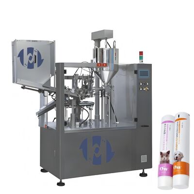 Automatyczna maszyna do napełniania i zgrzewania plastikowych tubek z maścią, żelem, pastą do zębów i środkiem do mycia twarzy